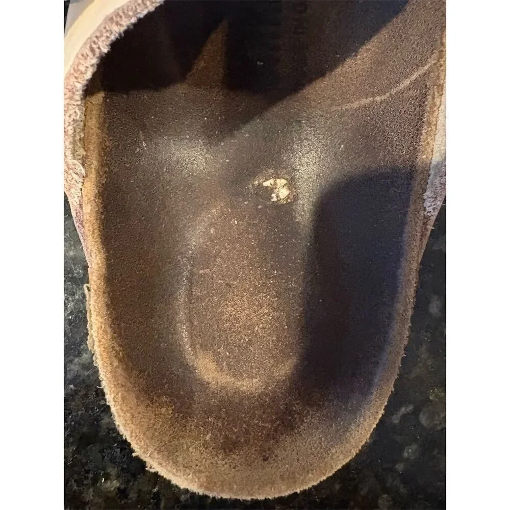 Birkenstock Arizona Women's Sandals Size 6 Ivory Leather Slip-On - Picture 16 of 16
